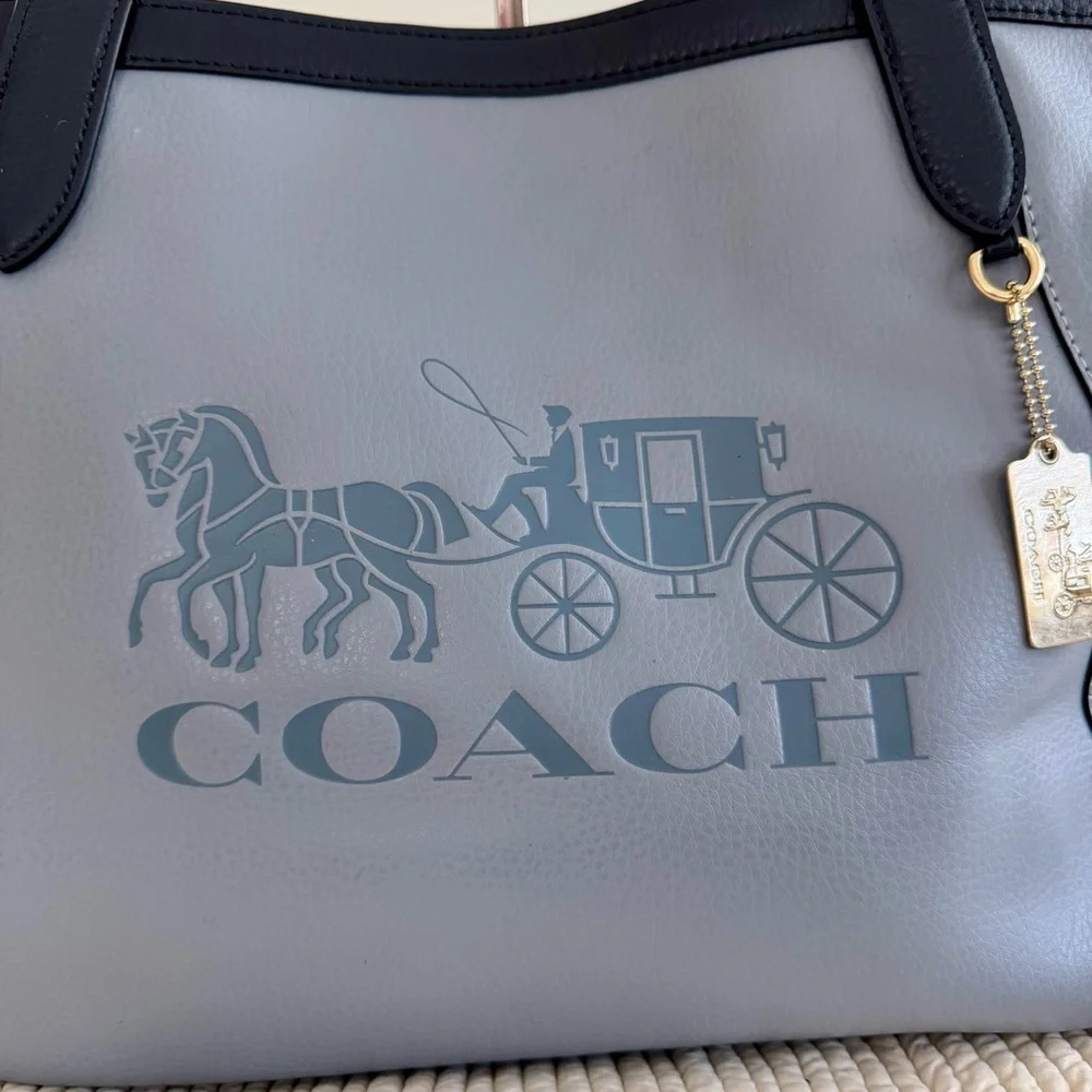 Coach Tote 27 In Colorblock Twilight Multi